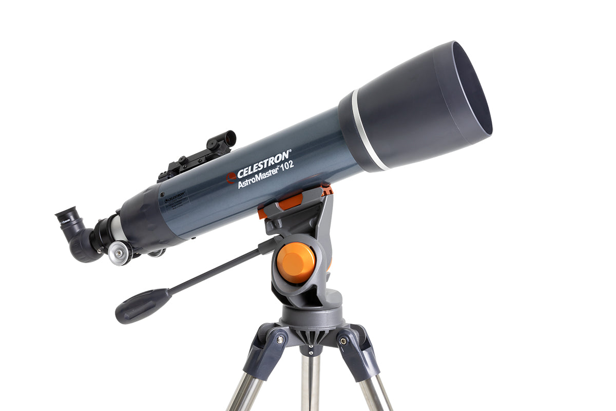 Refurbished Celestron AstroMaster 102AZ Telescope - 102mm Aperture Refractor Telescope for Beginners & Adults | Perfect for Stargazing, Moon Observation & Astronomy Learning