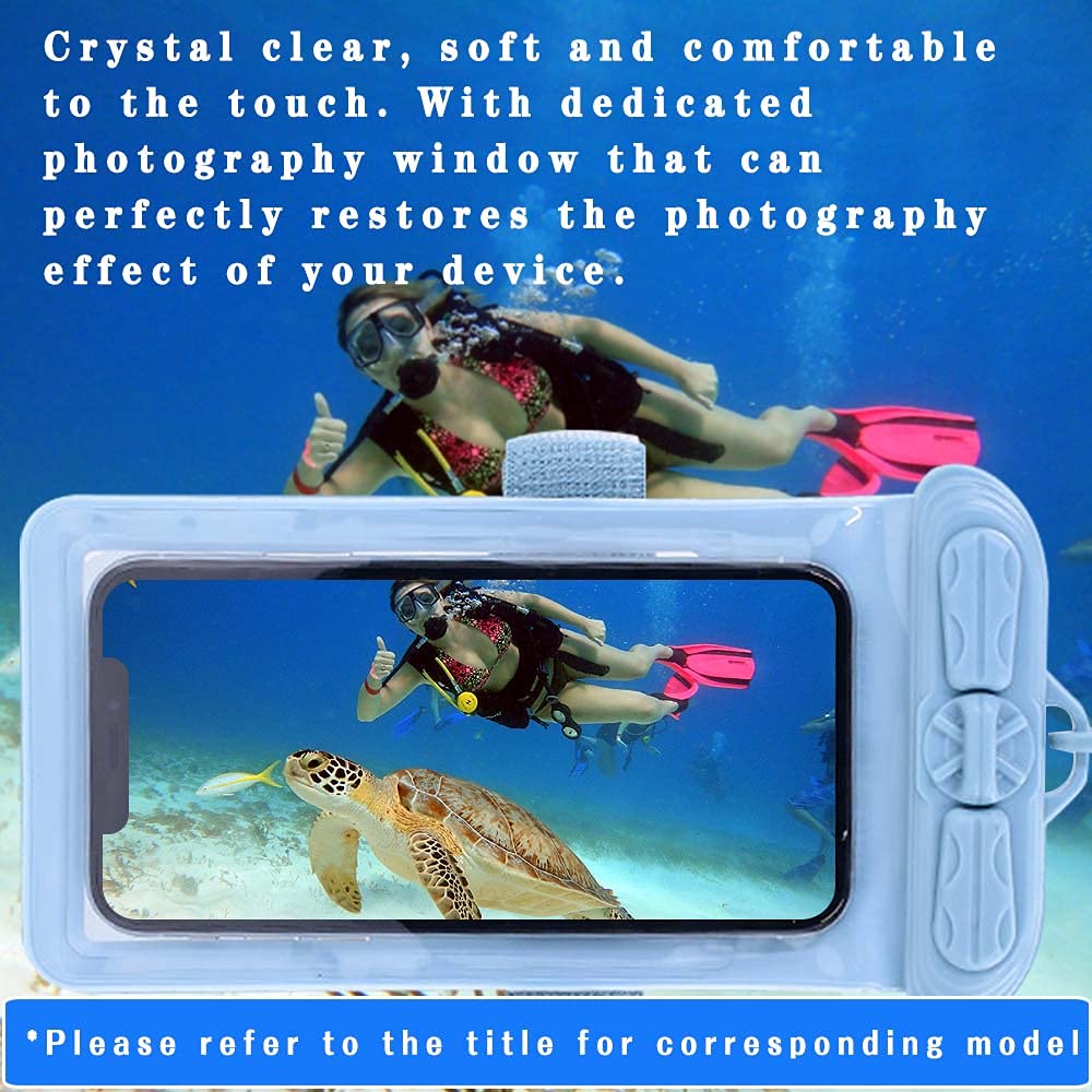 Waterproof Pouch Case for Coolpad Belleza - Blue for Swimming & Outdoor