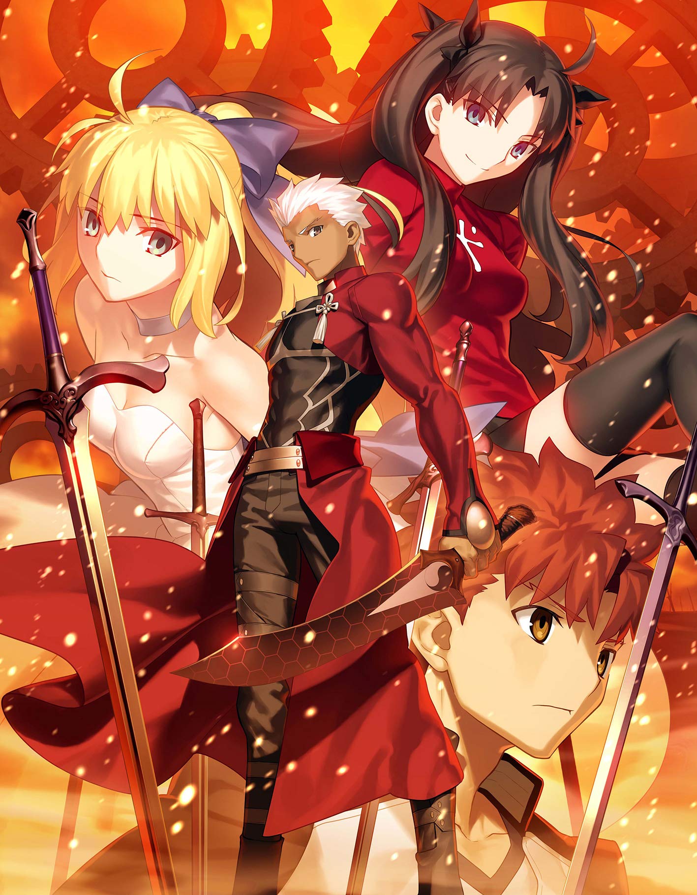 Fate/stay night [Unlimited Blade Works] Blu-ray Disc Box Standard Edition - Japanese Anime Series with English Subtitles - Perfect for Anime Collectors and Home Theater Enthusiasts