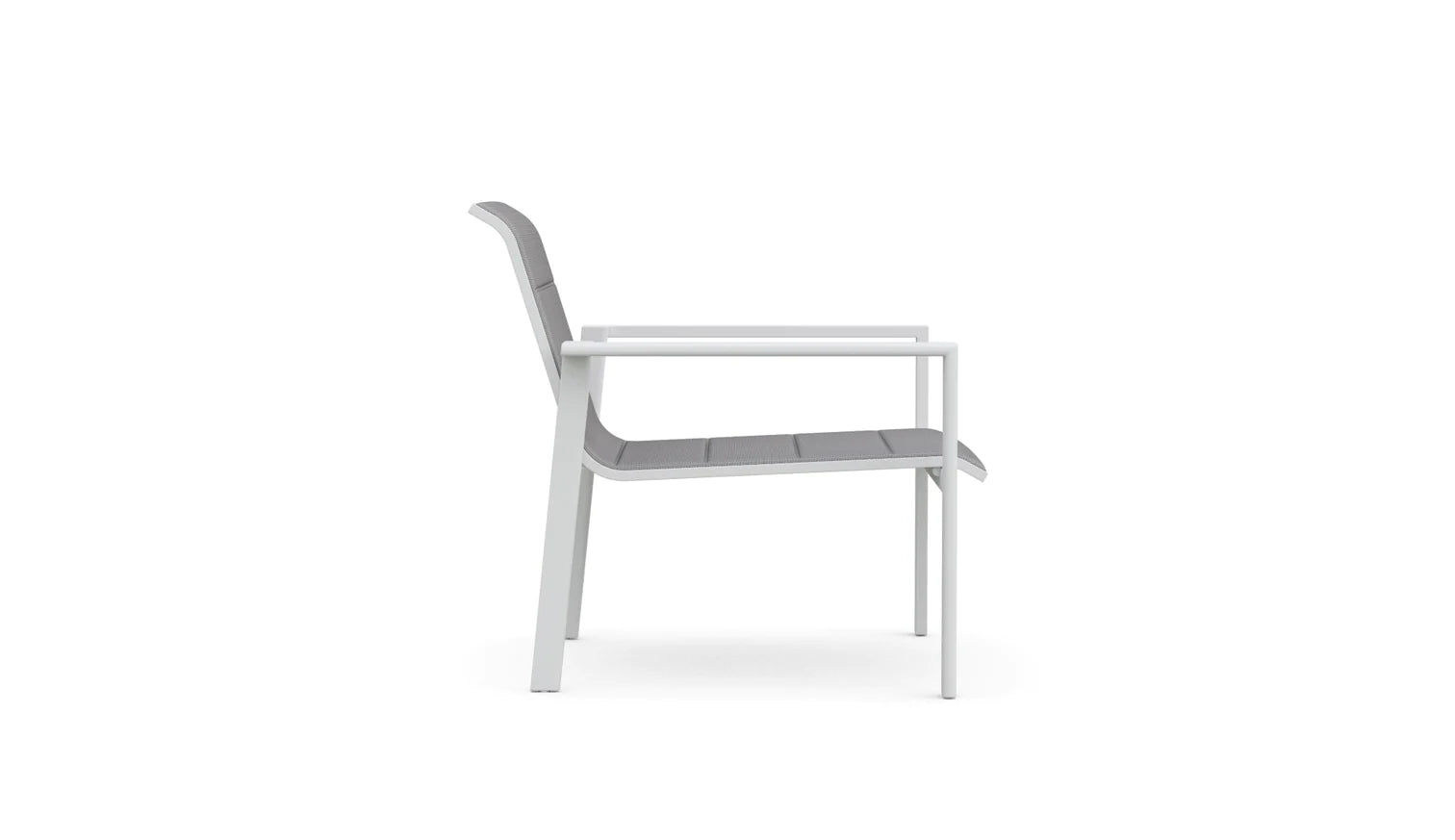Amalfi Aluminum Outdoor Stackable Club Chairs Set of 2 - Lightweight Patio Furniture for Poolside, Garden & Backyard Relaxation