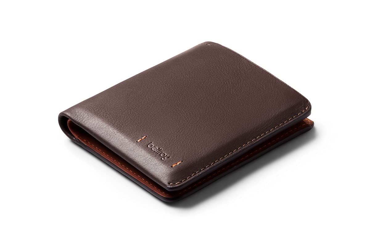 Bellroy Note Sleeve Premium Edition - Slim Leather Wallet & Billfold for Men | RFID Protection | Minimalist Design | Perfect for Everyday Carry & Travel