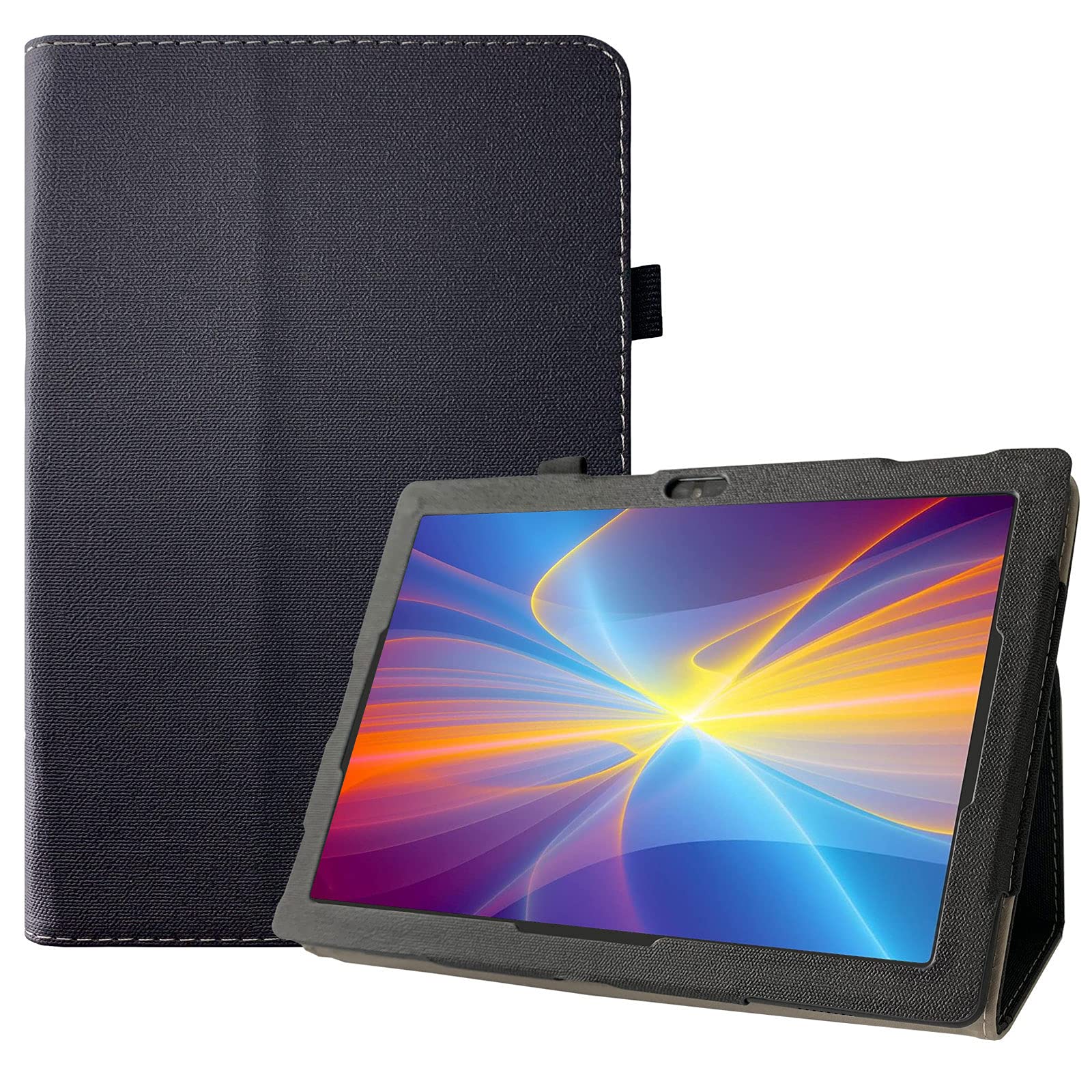 MB1001 Tablet Case 10.1 Inch - Premium Protective Cover for Android Tablets (Compatible with Moderness Mouikei AEEZO, JUNINKE COLORROOM Aiprotablet K10, KT1006) - Black - Perfect for Work, Travel & Home Use