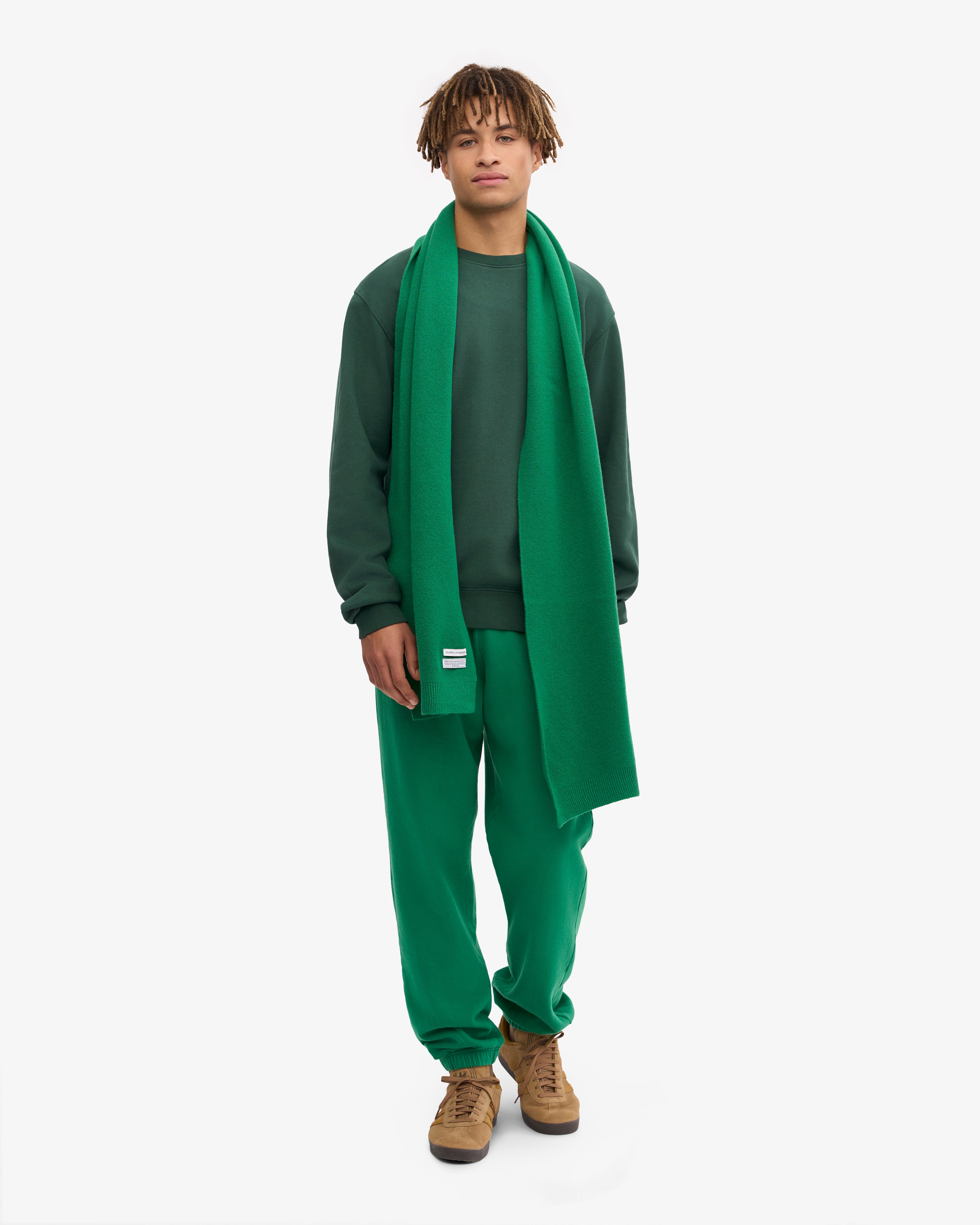 Premium Merino Wool Scarf - Soft & Warm Kelly Green Winter Accessory for Men & Women | Perfect for Cold Weather, Outdoor Activities & Fashion