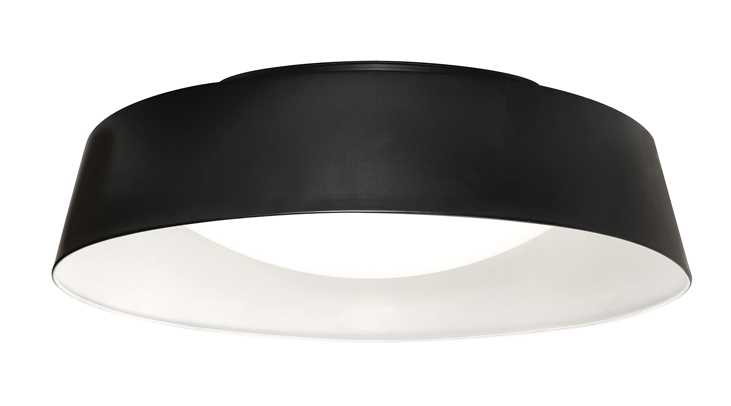AFX DUNF20LAJUDBKWH Duncan Modern Black Ceiling Light Fixture - Perfect for Bedroom, Living Room, and Dining Room Lighting