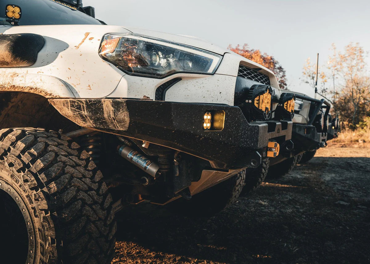 2010-2024 Toyota 4Runner Backwoods Adventure Mods Hi Lite Overland Front Bumper | Off-Road Protection & Style for Camping & Trail Adventures