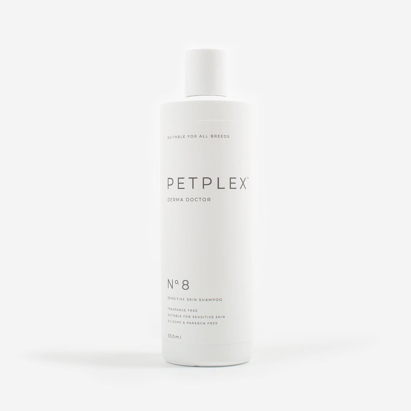 PetPlex No. 8 Derma Doctor Shampoo for Dogs & Cats - 350ml Medicated Shampoo for Skin Allergies, Itch Relief & Coat Care | Perfect for Pets with Sensitive Skin & Dermatitis