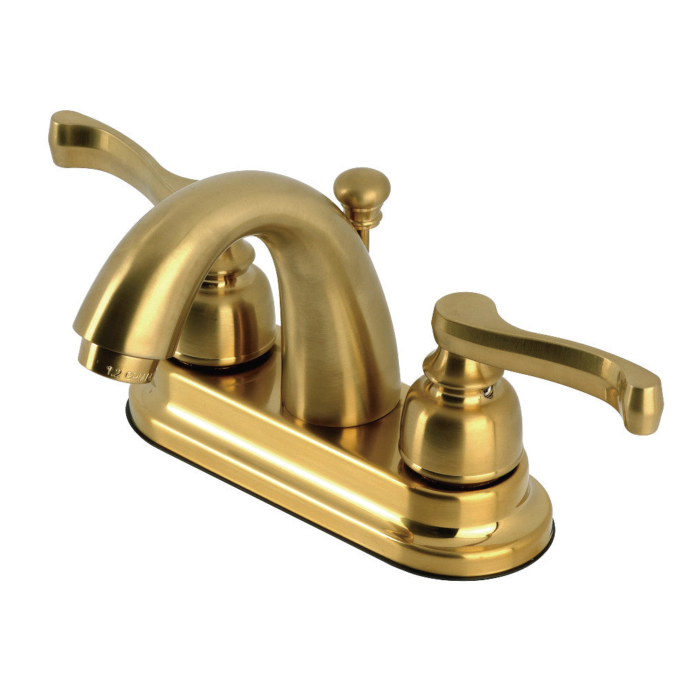 Kingston Brass KB5619FL 4 Inch Centerset Bathroom Faucet - Modern Water-Saving Design for Vanity Sink, Perfect for Home & Hotel Bathroom Renovation