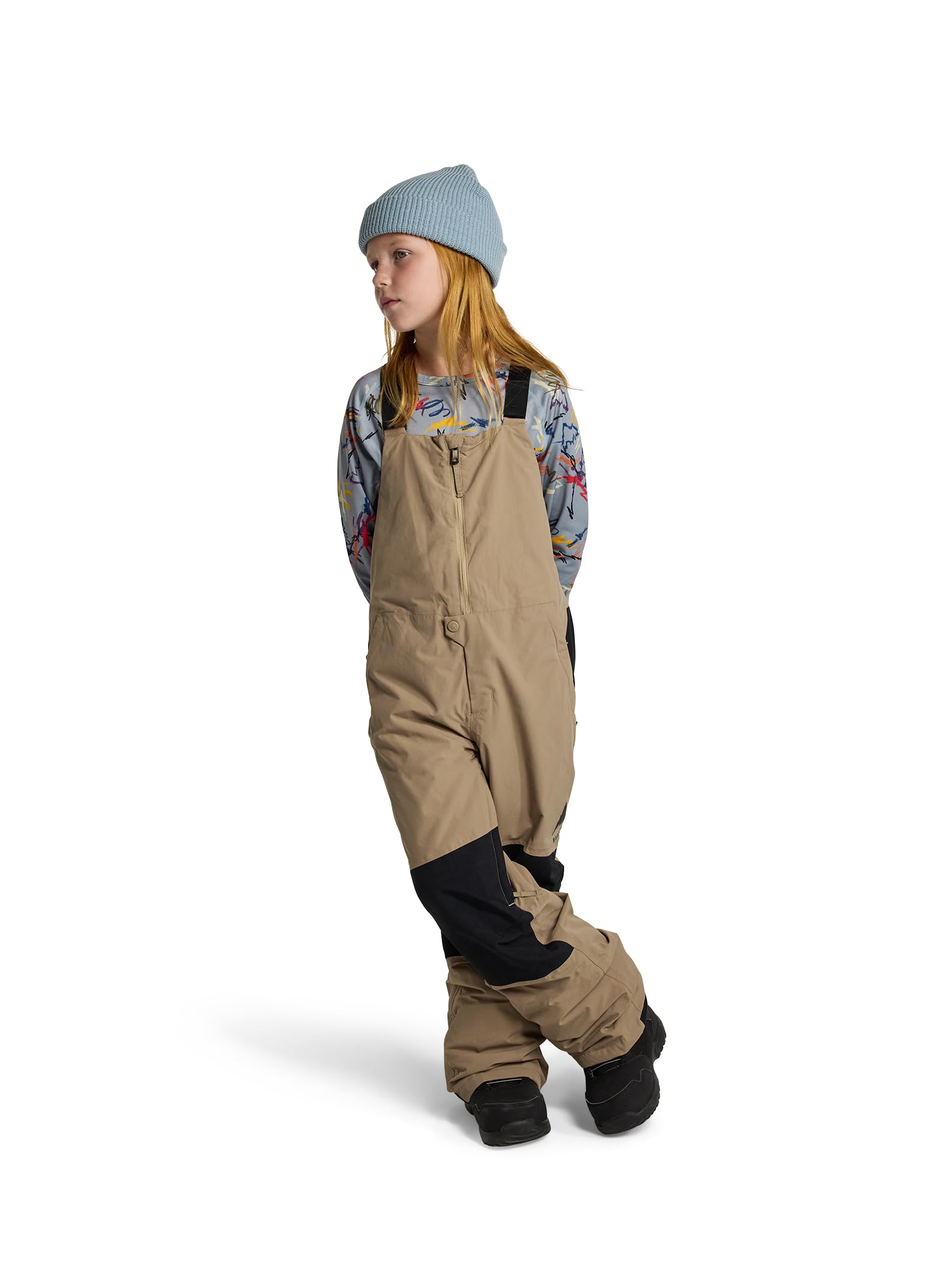 Burton Kids' Skylar 2L Waterproof Snow Bib Pants - Warm & Durable Winter Ski Pants for Boys & Girls - Perfect for Skiing, Snowboarding & Outdoor Winter Activities