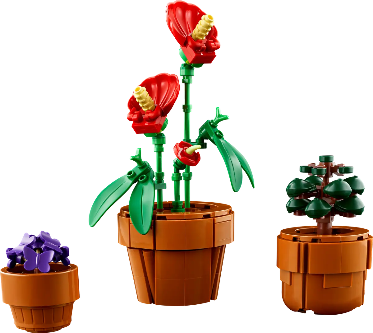 LEGO Botanical Collection Tiny Plants Building Kit - Creative DIY Mini Succulents & Cactus Set for Home & Office Decor, Gift for Plant Lovers