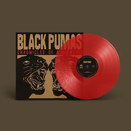Black Pumas - Chronicles of a Diamond (Indie Exclusive Red Vinyl LP) | Limited Edition Collectible Record for Music Lovers & Vinyl Enthusiasts - Perfect for Home Listening, Gifts, and Music Collections
