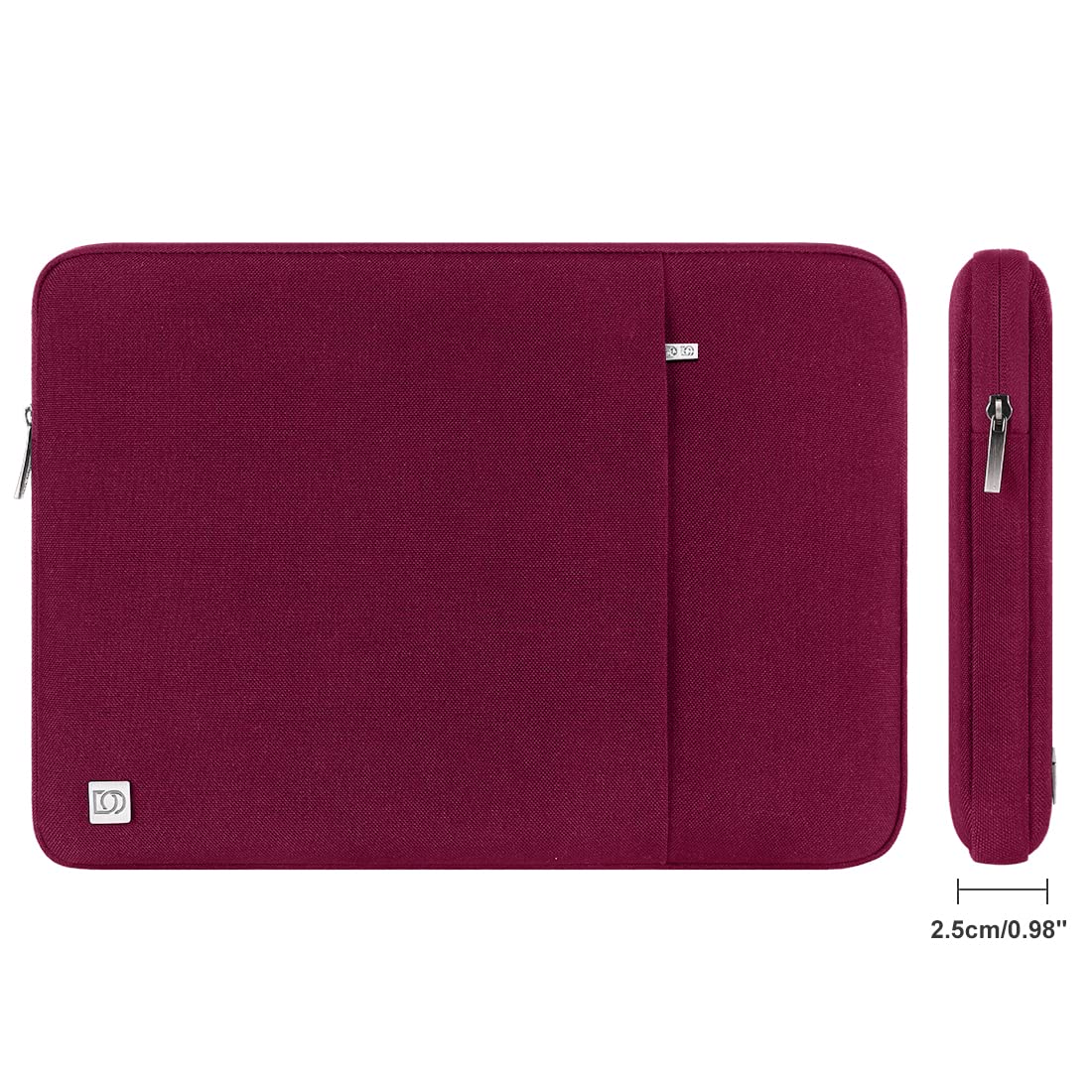 DOMISO 12.5 Inch Waterproof Laptop Sleeve Case - Protective Carrying Bag for 13