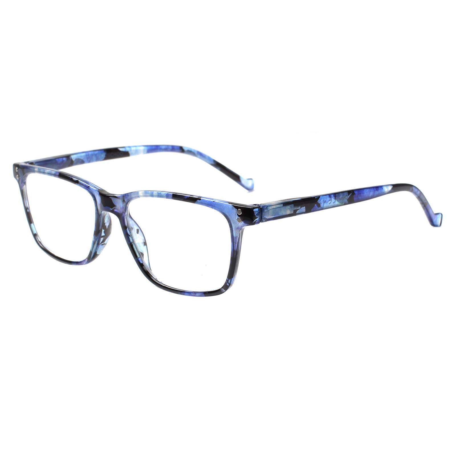 5 Pack Reading Glasses for Men & Women - Spring Hinges Comfortable Readers (5 Mix-2, 3.0 Magnification) - Perfect for Reading Books, Crafts & Computer Work
