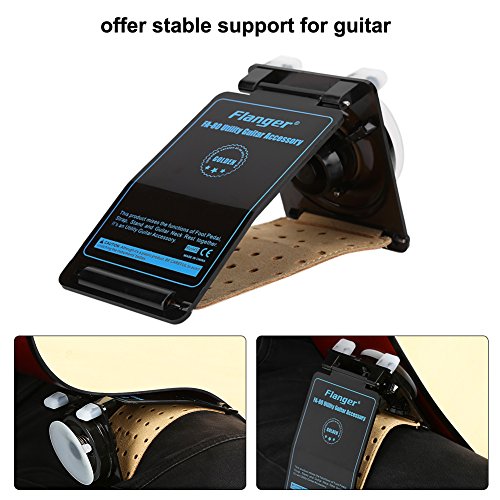 Premium Guitar Support Stand - Adjustable Desktop Neck Rest & Footstool for Acoustic, Classical, and Folk Guitars | Multi-Functional Guitar Accessory for Practice, Performance & Home Decor
