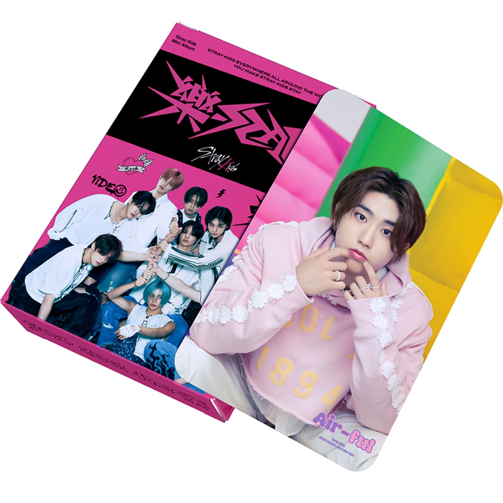 BTS & Stray Kids Official KPOP Album Photocards Set - Limited Edition SKZ Lomo Cards Collection for Fans | Perfect Gift for Kpop Merch Collectors & Birthday Presents