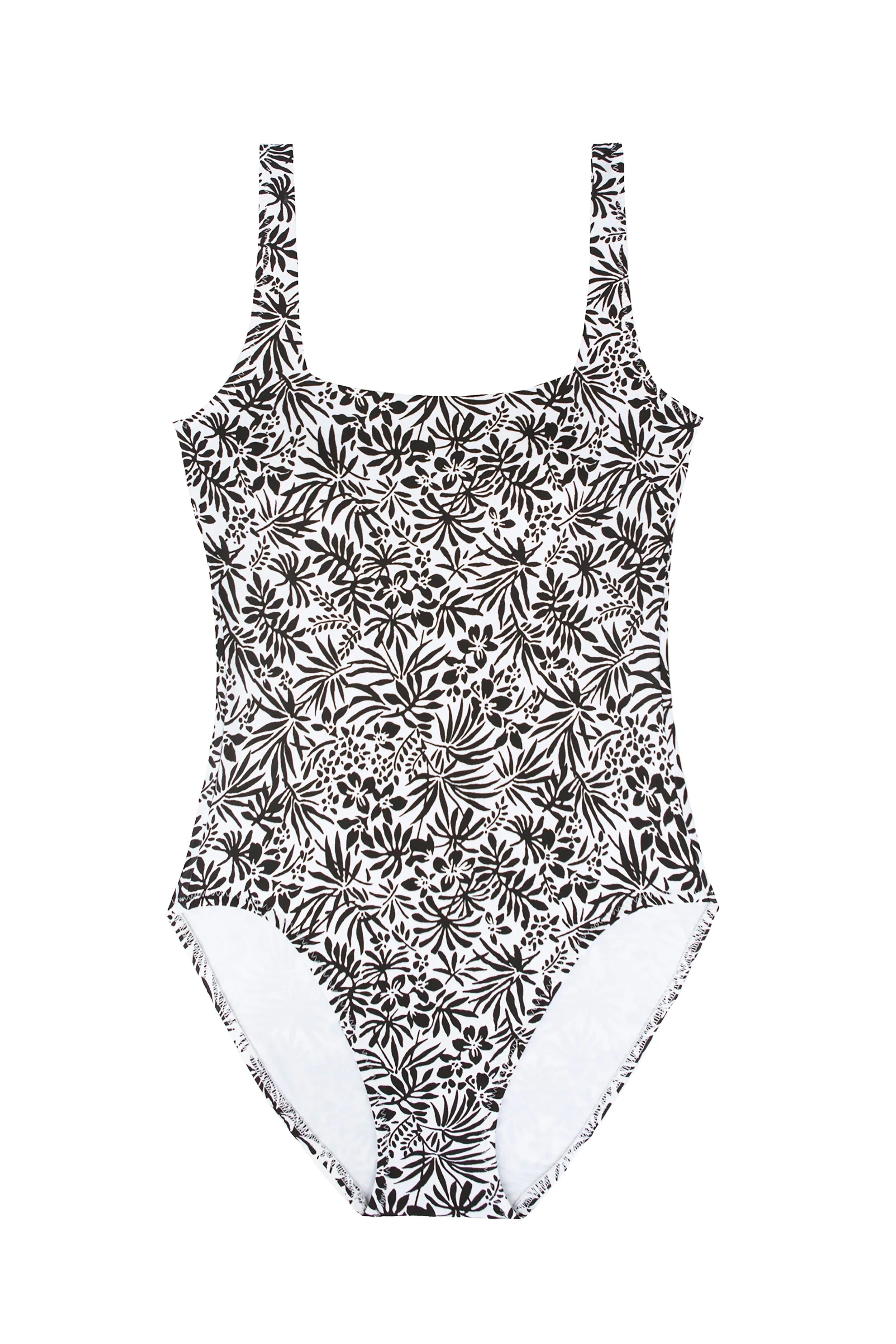 Square Neck One Piece Swimsuit | Wendy Palm - Stylish & Comfortable for Beach, Pool & Summer Vacations