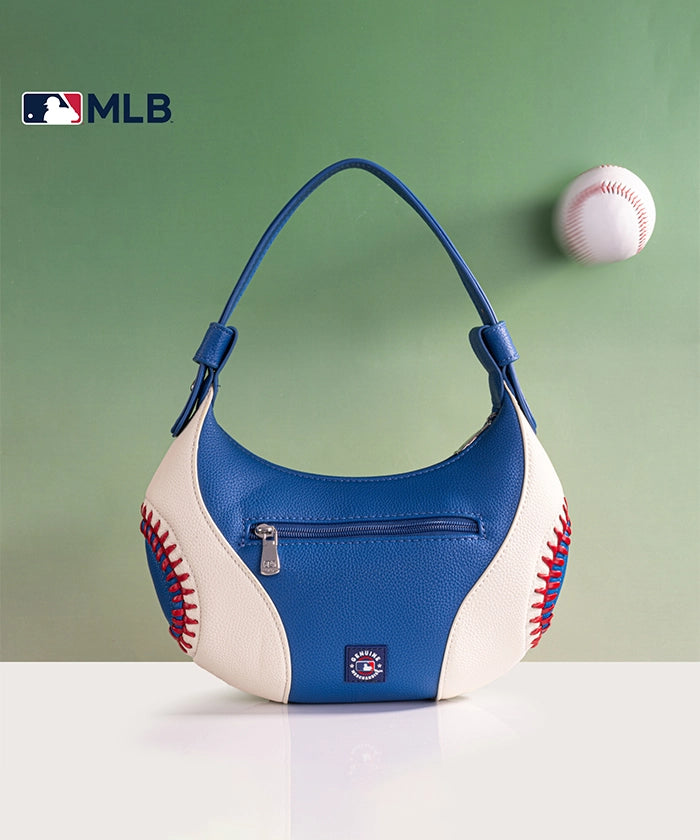 MLB Los Angeles Dodgers Crossbody Hobo Bag for Women - Stylish Shoulder Purse for Baseball Games, Travel & Daily Use