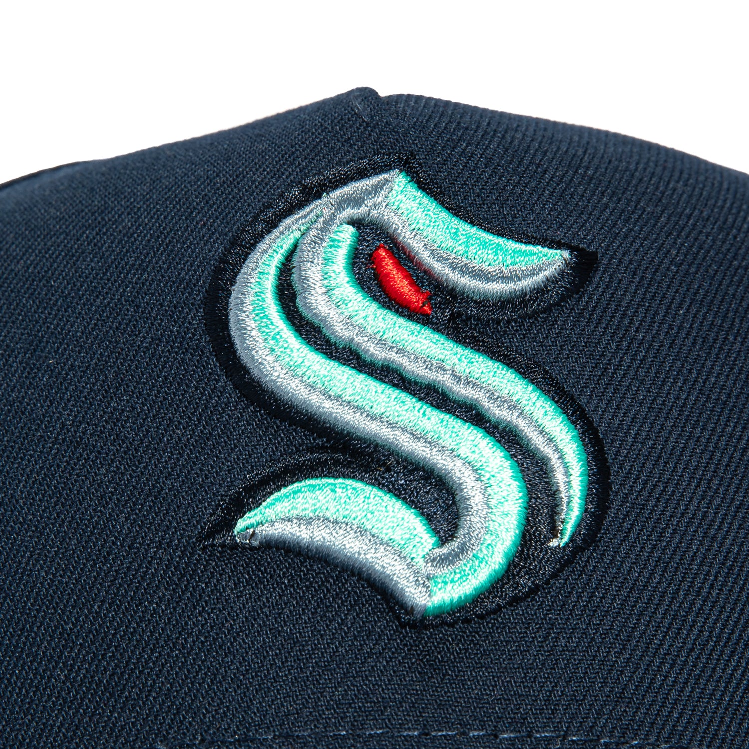 New Era 9Forty A-Frame Seattle Kraken Logo Patch Snapback Hat - Navy Blue Adjustable Baseball Cap for Men & Women - Perfect for Hockey Games, Streetwear & Casual Outfits