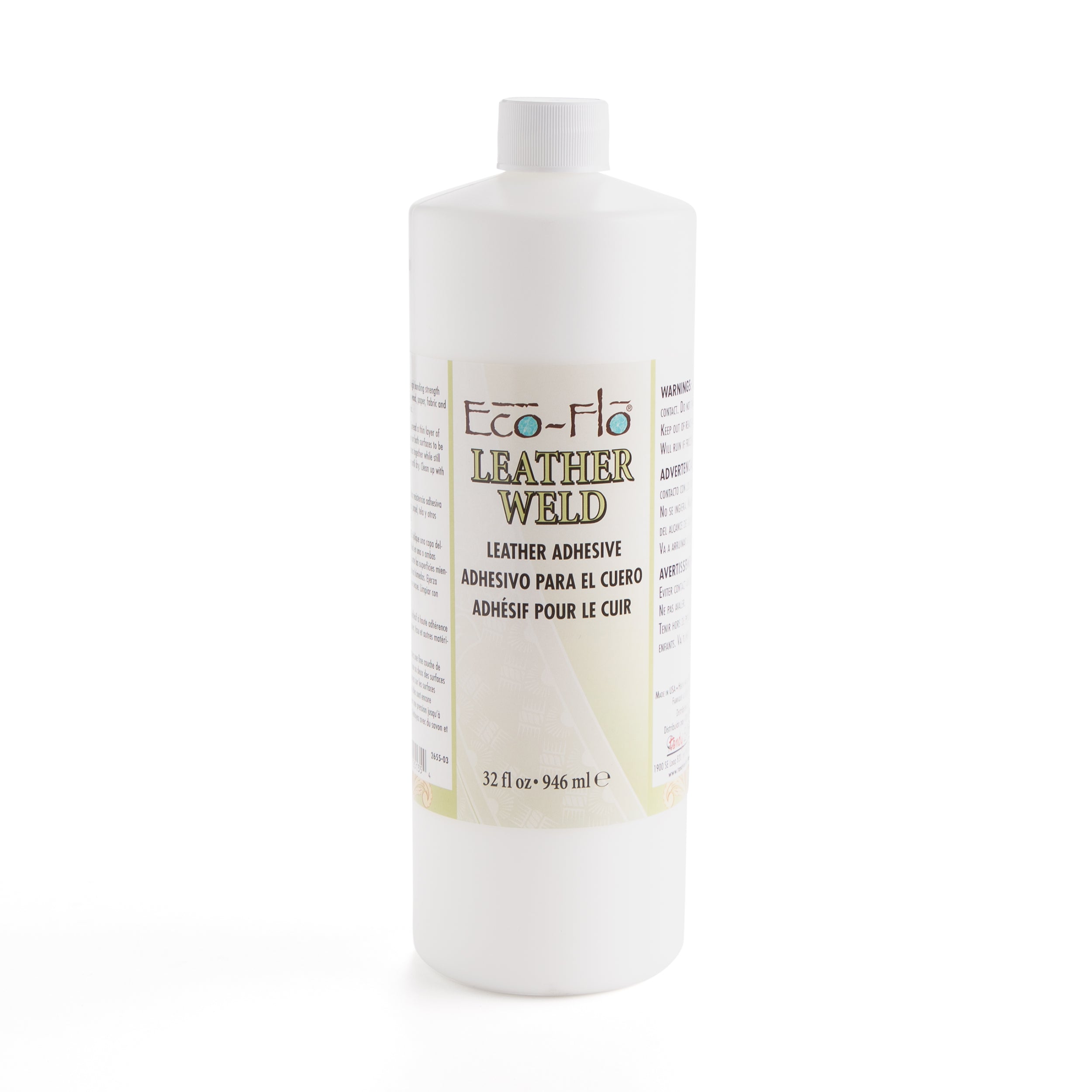 Eco Flo® Leather Weld Adhesive - Strong Bonding Glue for Leather Repair, Shoes, Bags & DIY Crafts | Perfect for Upholstery, Automotive Interiors & Leather Goods Restoration