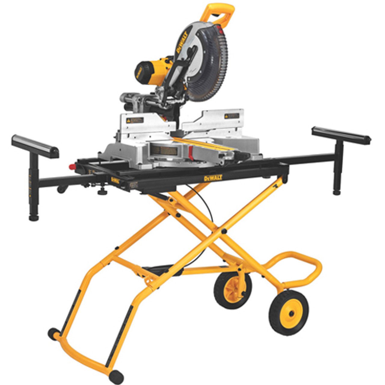 DEWALT DWS780RST 12-Inch Sliding Compound Miter Saw with Rolling Stand - Professional Woodworking Tool for DIY Projects, Carpentry, and Home Renovation