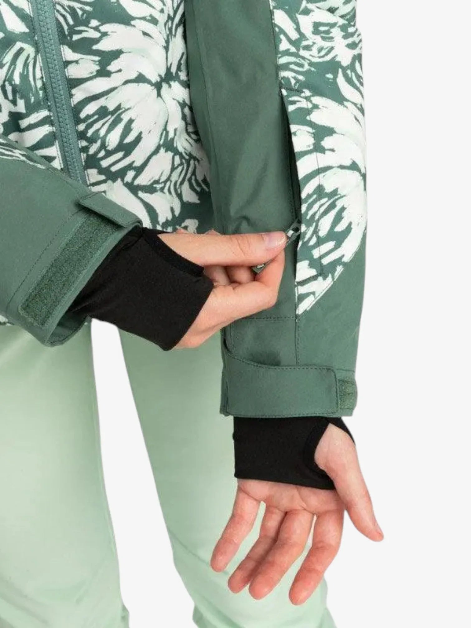 Roxy Premium Green Snow & Jet Ski Jacket - Waterproof Winter Coat for Women - Perfect for Skiing, Snowboarding & Water Sports Adventures