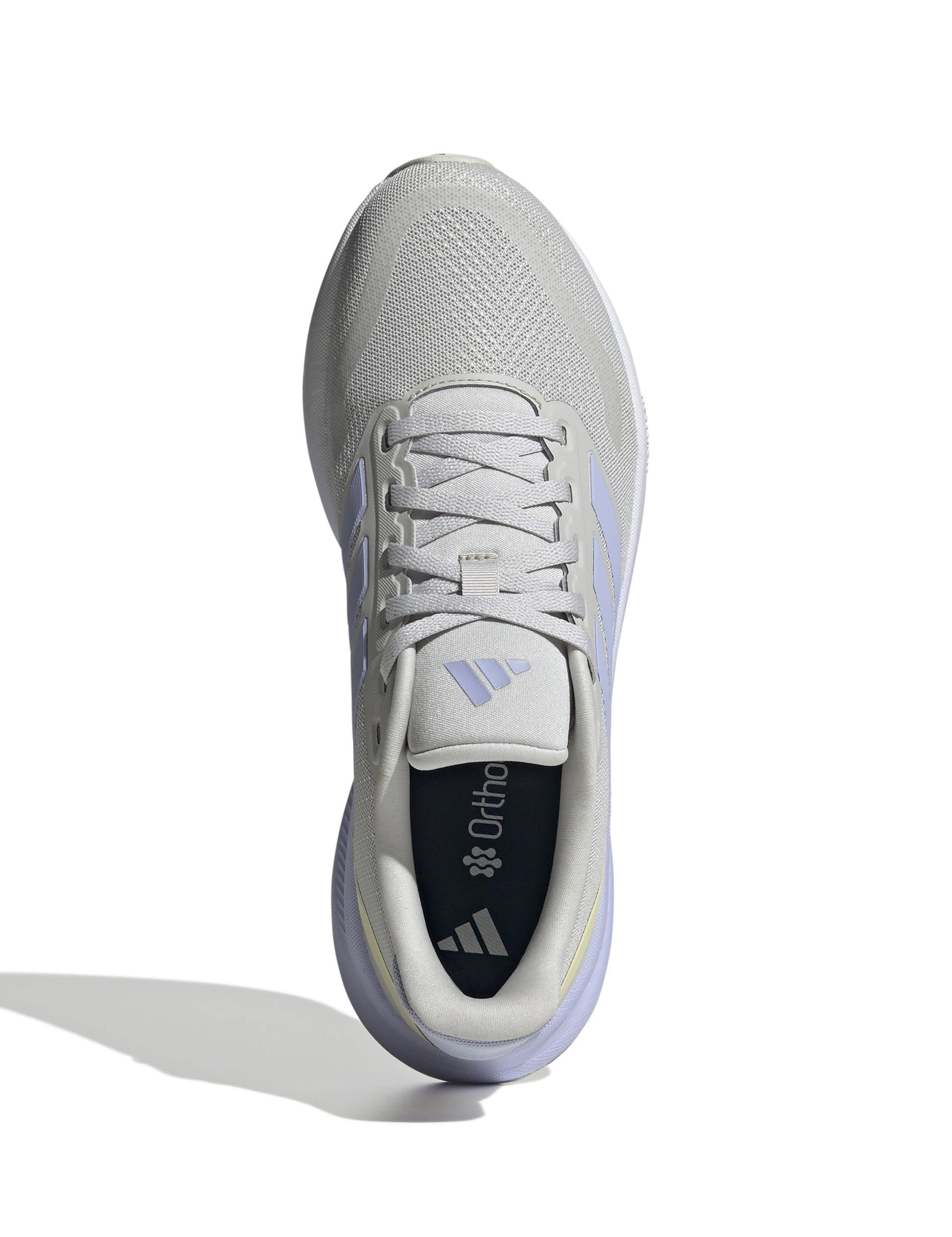 Runfalcon 5 Running Shoes for Men & Women - Lightweight Grey/Violet/Black Athletic Sneakers for Jogging, Gym Workouts & Daily Walking