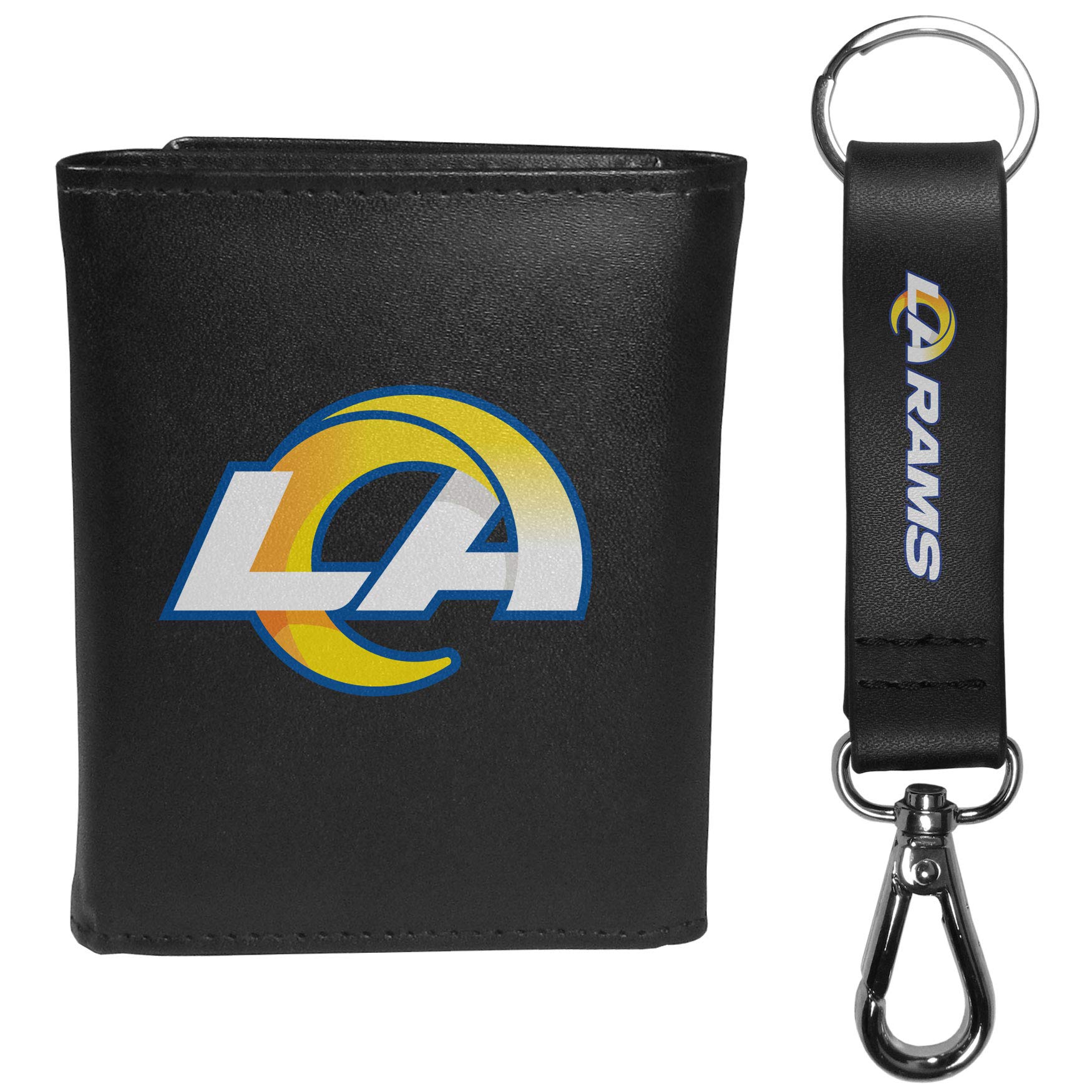 Premium Siskiyou Tri-Fold Leather Wallet with Detachable Key Chain Strap - Stylish & Functional for Men & Women - Perfect for Travel, Work & Everyday Use