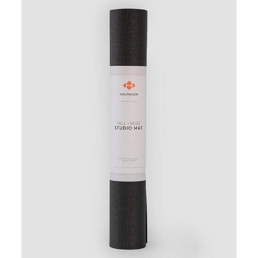 Half Moon Studio Mat - Extra Tall & Wide Non-Slip Yoga Mat for Home & Studio Workouts - Perfect for Yoga, Pilates, and Meditation Practice