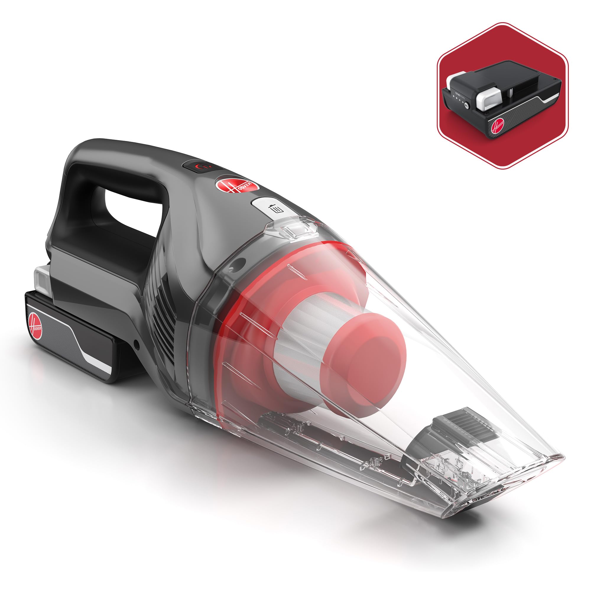 Hoover ONEPWR Cordless Handheld Vacuum Cleaner - Powerful Suction, Lightweight & Compact Design - Includes Crevice Tool - Ideal for Car, Stairs & Quick Home Cleanups