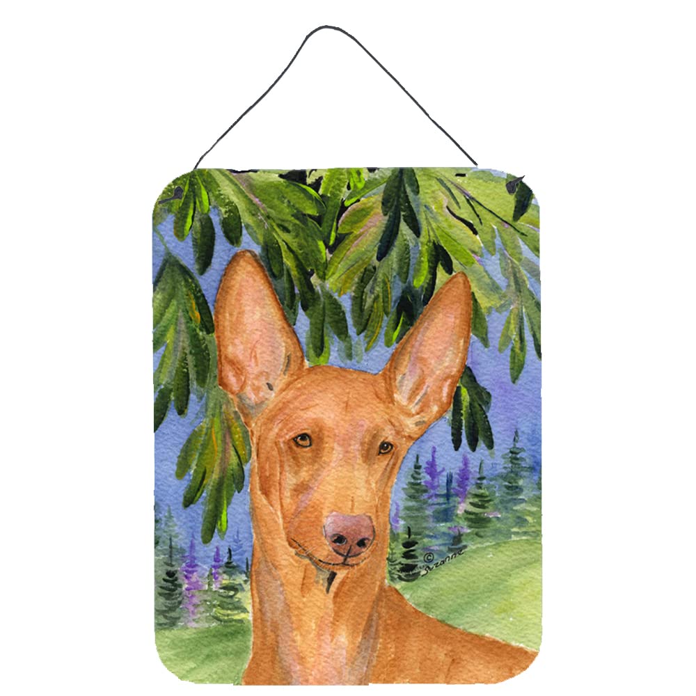 Pharaoh Hound Metal Wall Art Sign - 12x16 Inch Aluminum Door Hanging Decor for Kitchen, Bar, Bathroom & Front Door - Colorful Home Decor Gift for Dog Lovers (Perfect for Pet-Themed Rooms & Gifts)