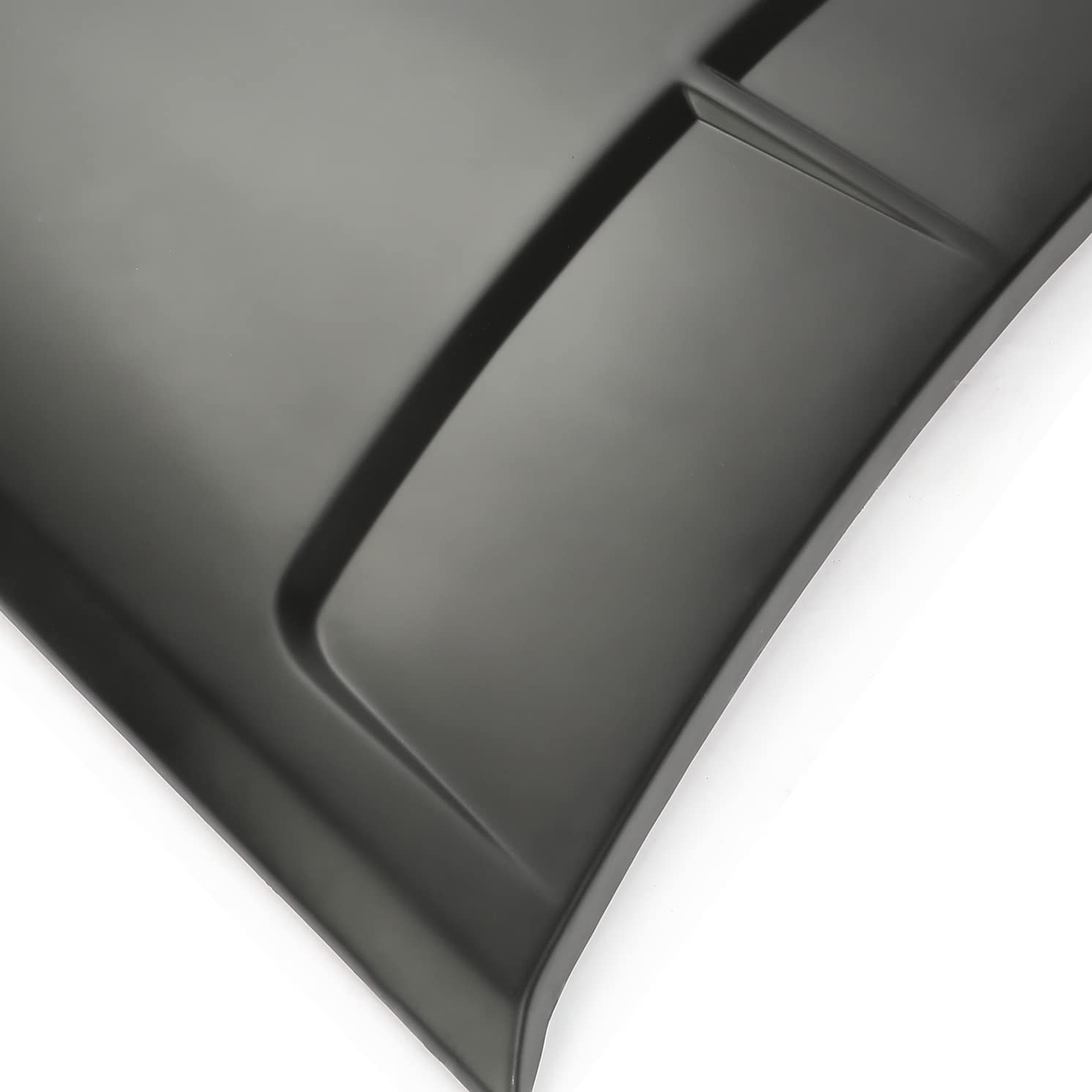 KUAFU Front Hood Scoop Cover for 2015-2020 Ford F-150 Truck | Black Painted Hood Scoop Vent Cover | Upgrade Your Truck's Style & Protection