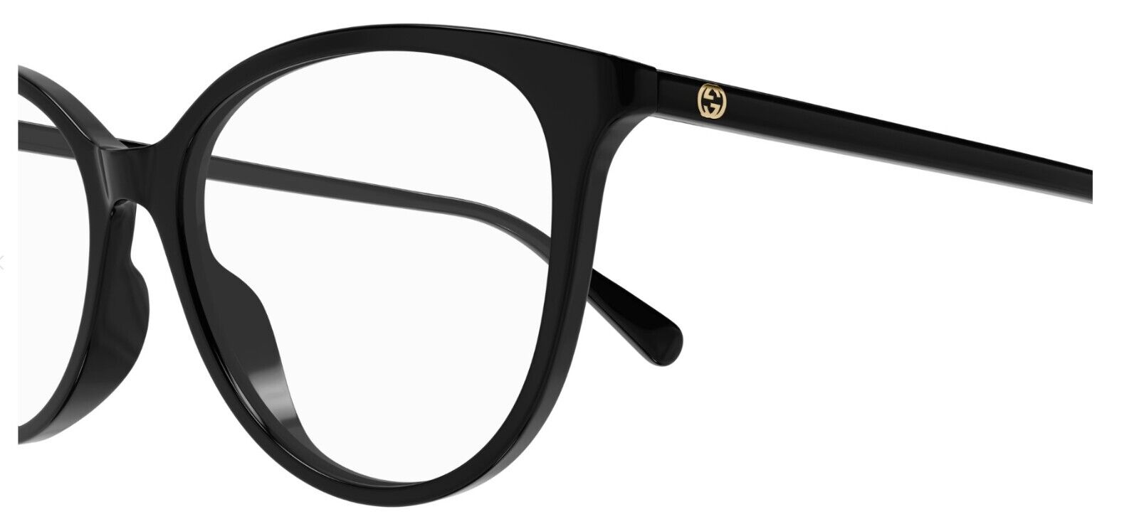 Gucci GG1359O 001 Black Cat Eye Women's Eyeglasses - Stylish Designer Optical Frames for Women, Perfect for Work, Reading & Fashion Accessories