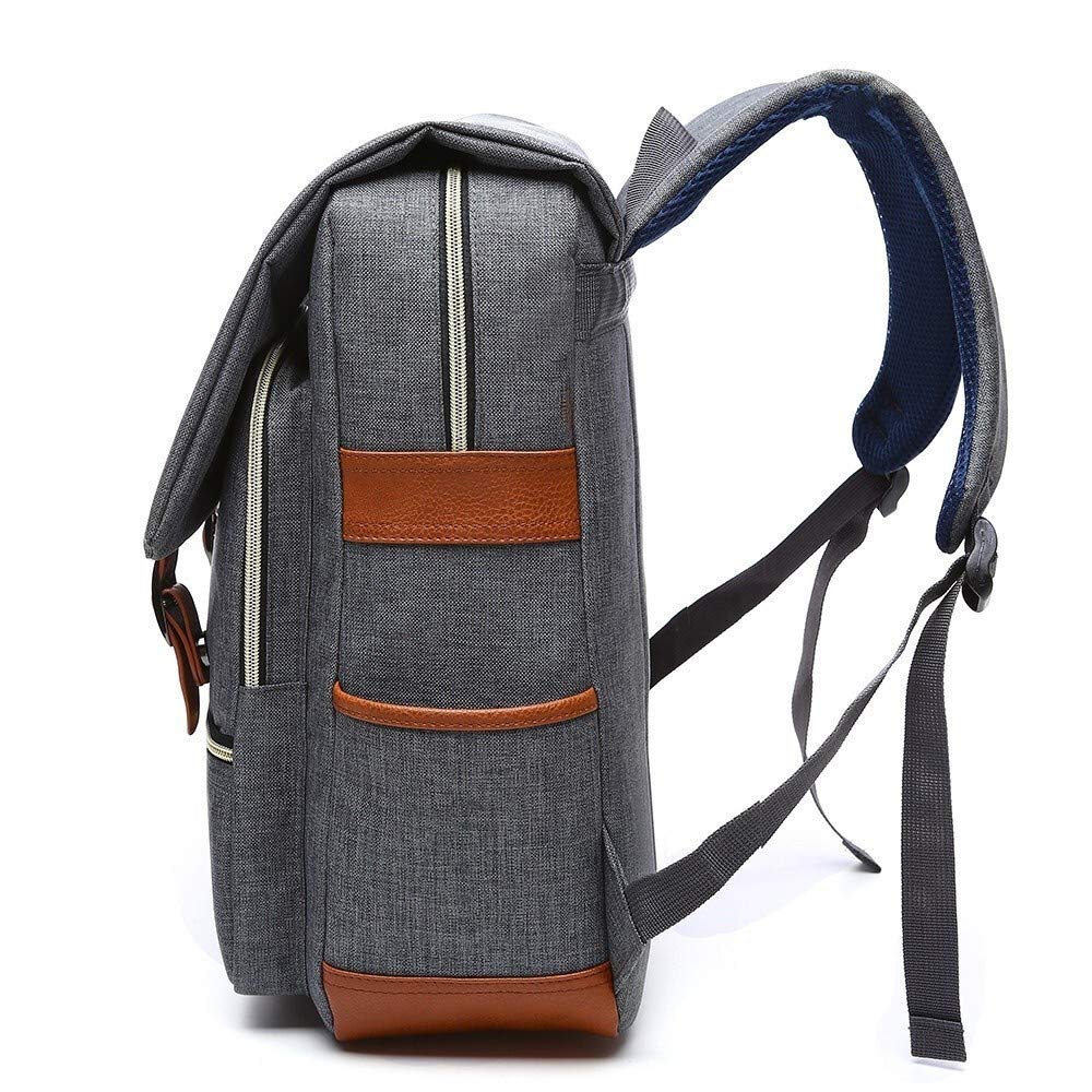 LUCIY Business Backpack for Men - Waterproof Laptop Backpack for Work, School, Travel & Outdoor Activities - Durable Shoulder Bag (Hortel� Green) - Perfect for Office, College, Hiking & Daily Commute