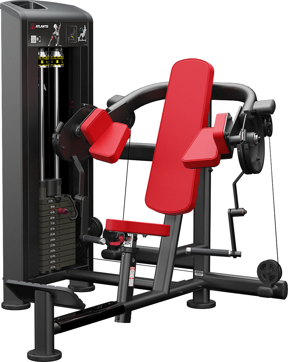 ATLANTIS Biceps Isolator Machine - Professional Arm Workout Equipment for Home & Gym Strength Training - Perfect for Muscle Building and Fitness Enthusiasts