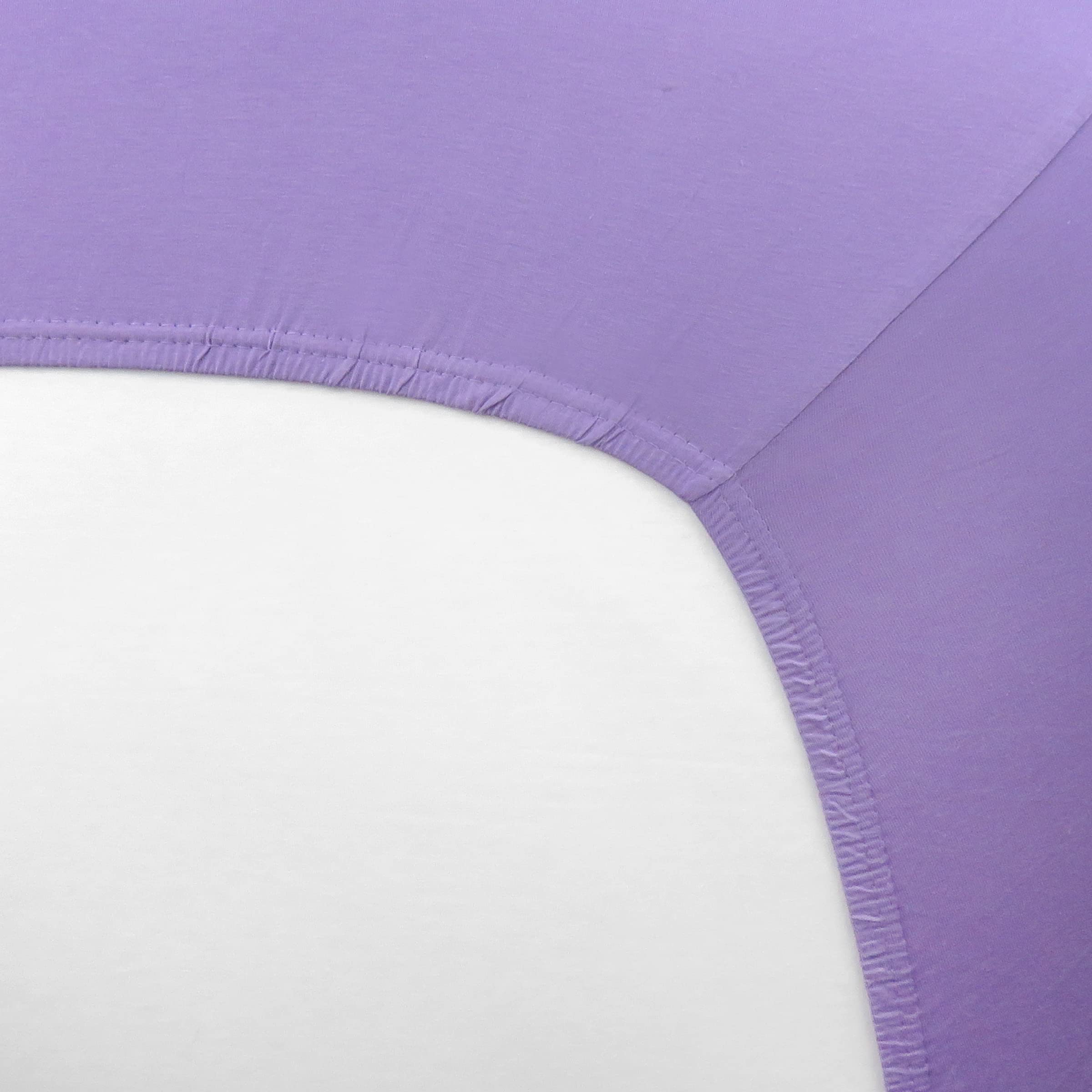 Honest Baby Girls Organic Cotton Changing Pad Cover - Soft, Hypoallergenic, Washable - Purple, One Size - Perfect for Nursery, Diaper Changing & Baby Care Essentials