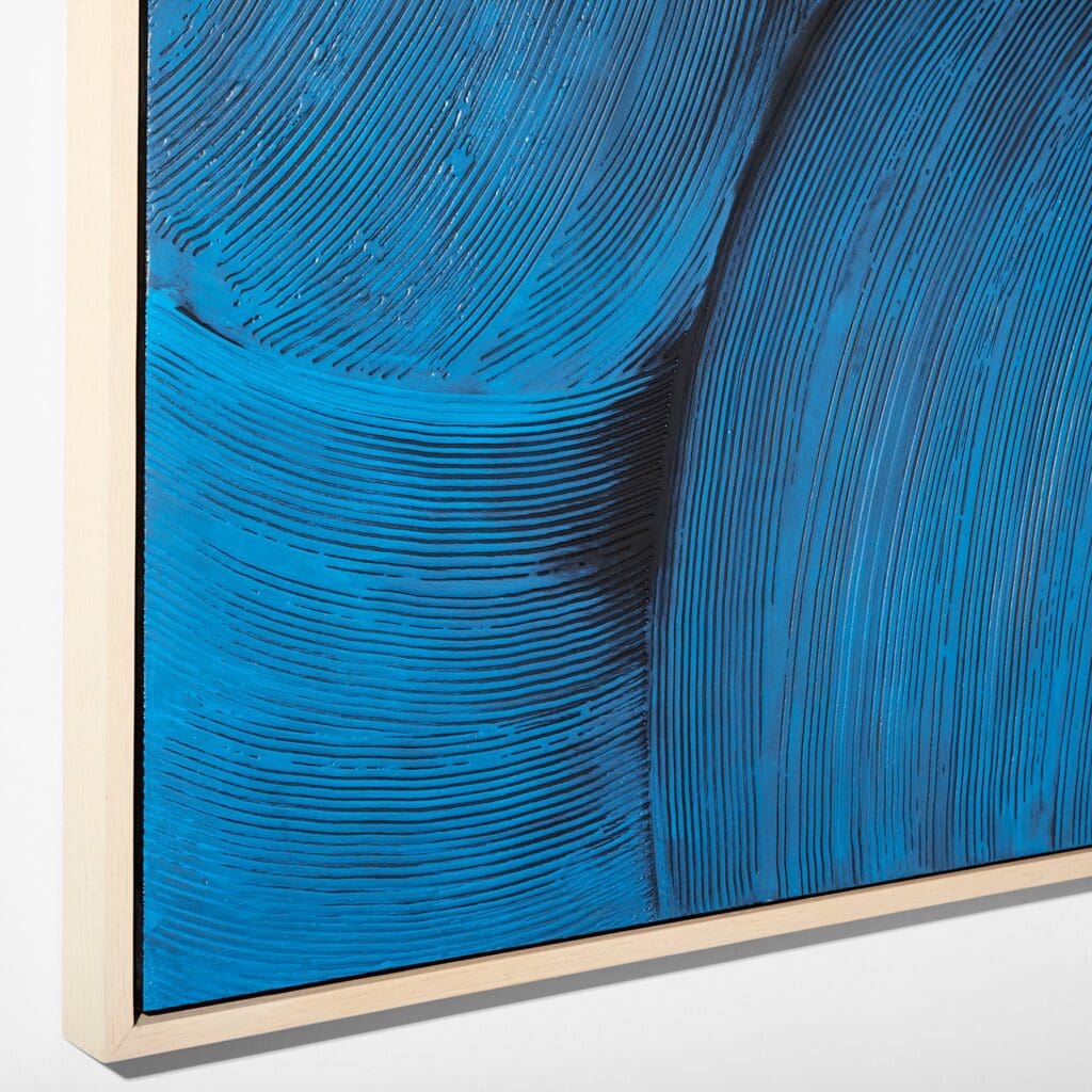 Cyan Design 11432 Muriel Blue Wall Decor - Handcrafted Metal Art for Living Room, Bedroom & Office Decoration