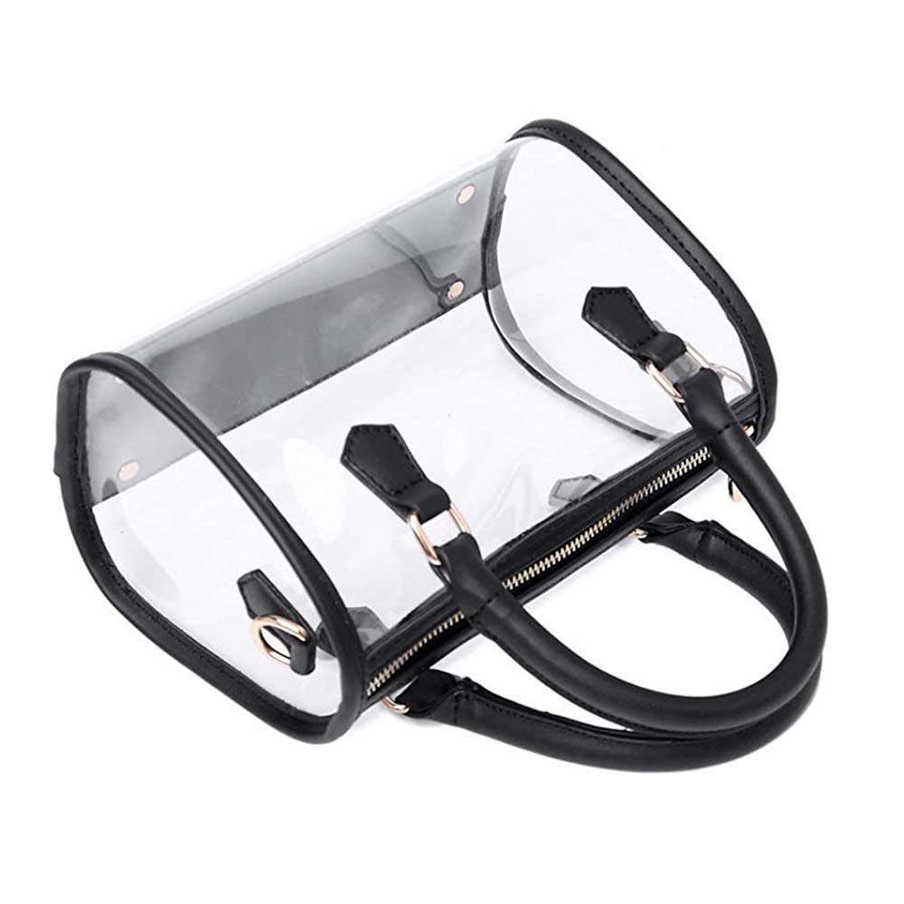 Women's Clear Shoulder Bag Transparent PVC Crossbody Purse - Fashionable See-Through Handbag for Concerts, Festivals, Beach & Travel