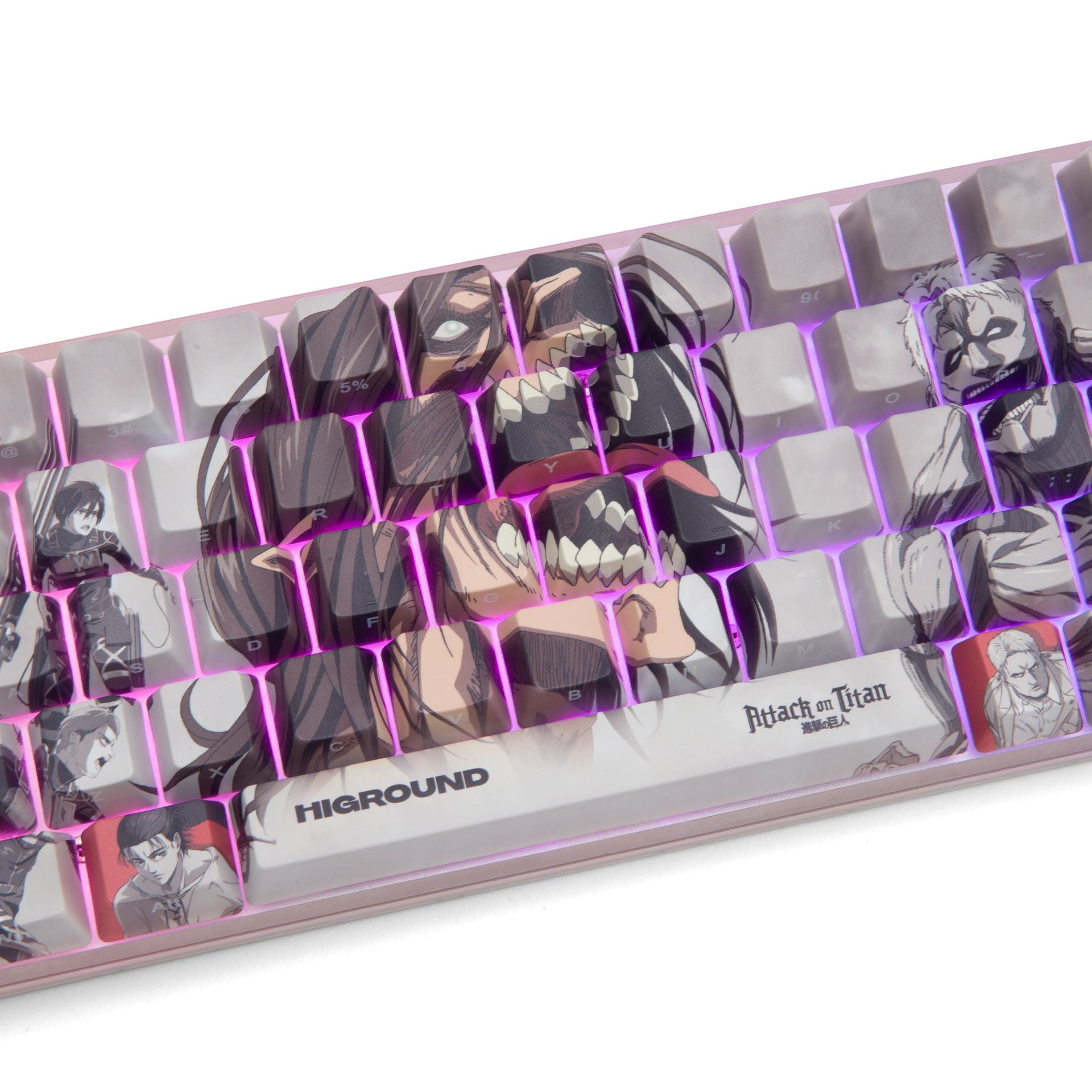 AOT2 x HG Basecamp 65% Mechanical Keyboard - EREN Edition | Compact Wired Gaming & Office Keyboard for PC, Mac | Perfect for Typing, Programming & Esports