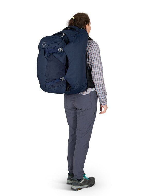 Osprey Fairview 55 Travel Backpack - Lightweight Hiking & Adventure Pack for Men & Women - Perfect for Camping, Backpacking & International Travel