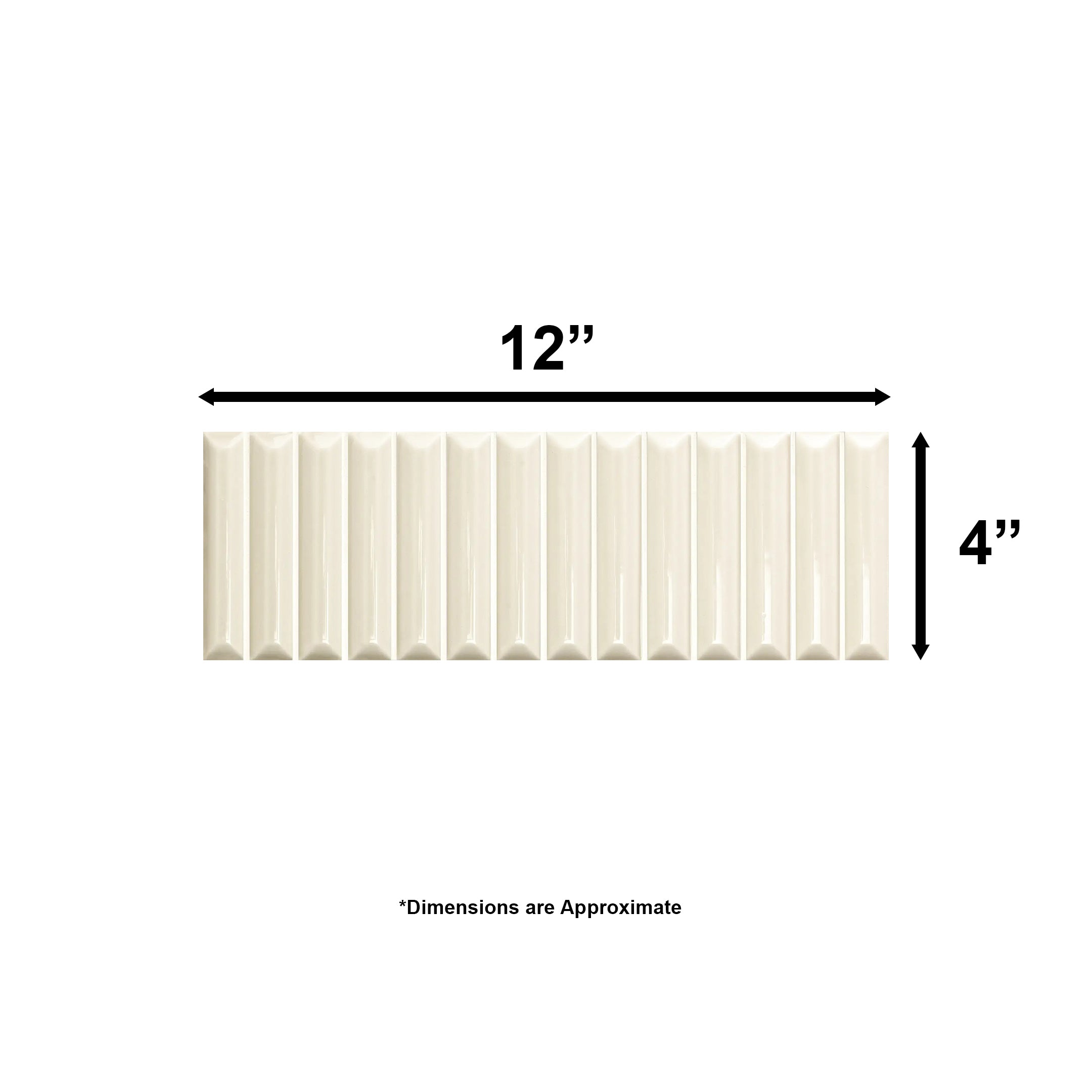 Premium Hashi Curve Kit Kat Fluted Wall Tile - Elegant Textured Ceramic Tiles for Modern Kitchen Backsplash & Bathroom Decor