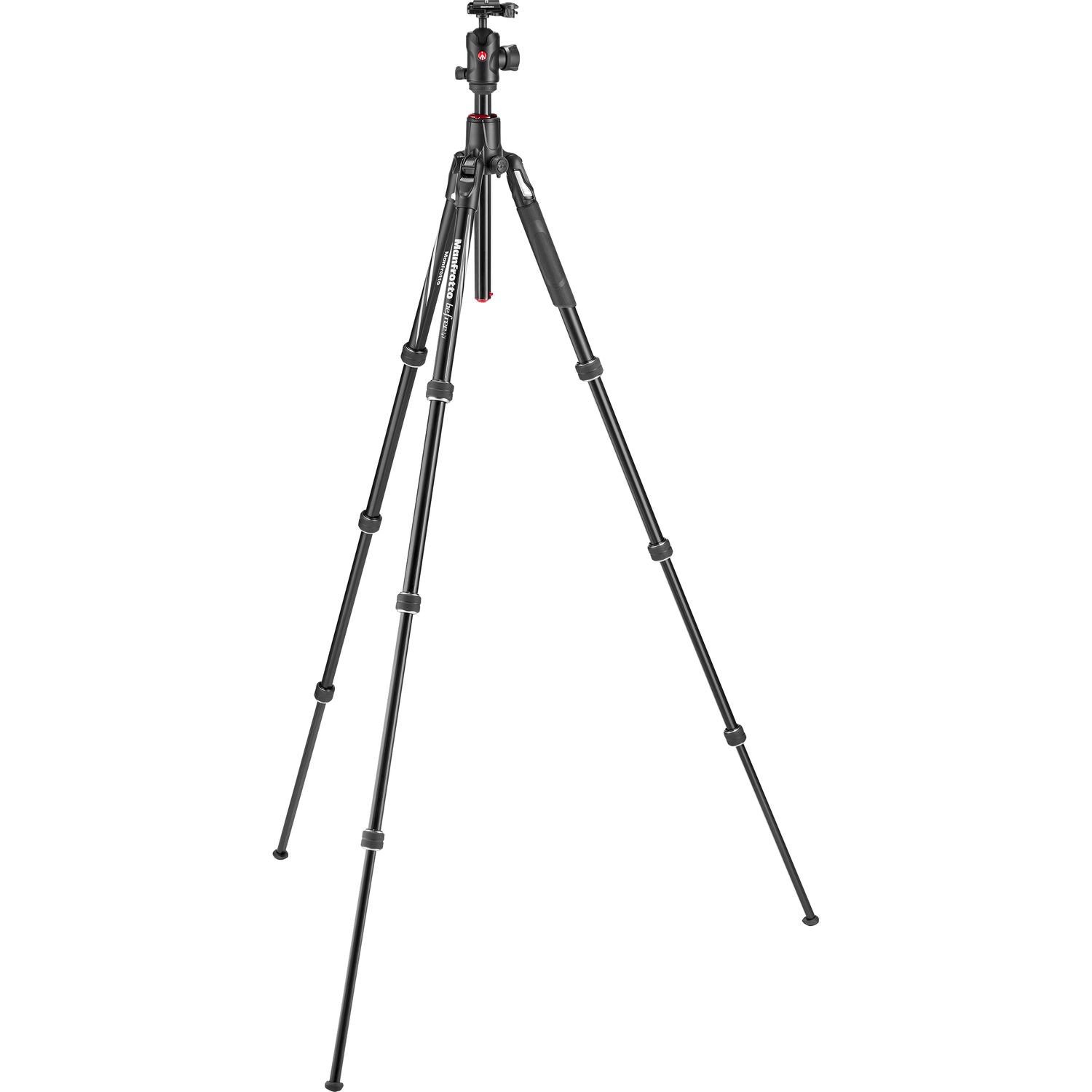 Manfrotto Befree GT XPRO Aluminum Travel Tripod with 496 Center Ball Head - Lightweight Compact Tripod for Travel Photography, Vlogging & Outdoor Adventures