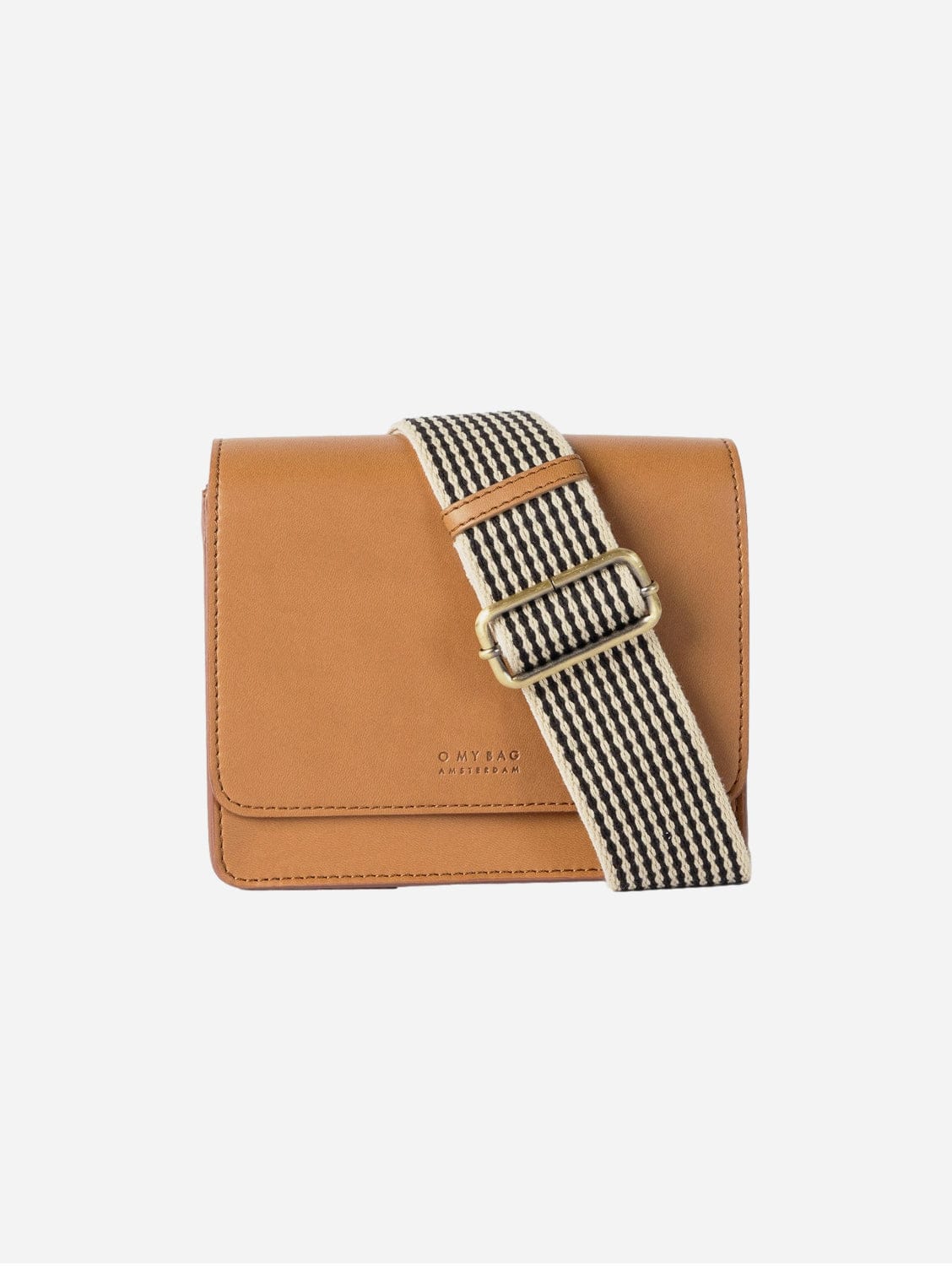 Mini Audrey Apple Leather Vegan Crossbody Bag for Women | Brown | Stylish & Eco-Friendly Purse for Everyday Use, Work & Travel