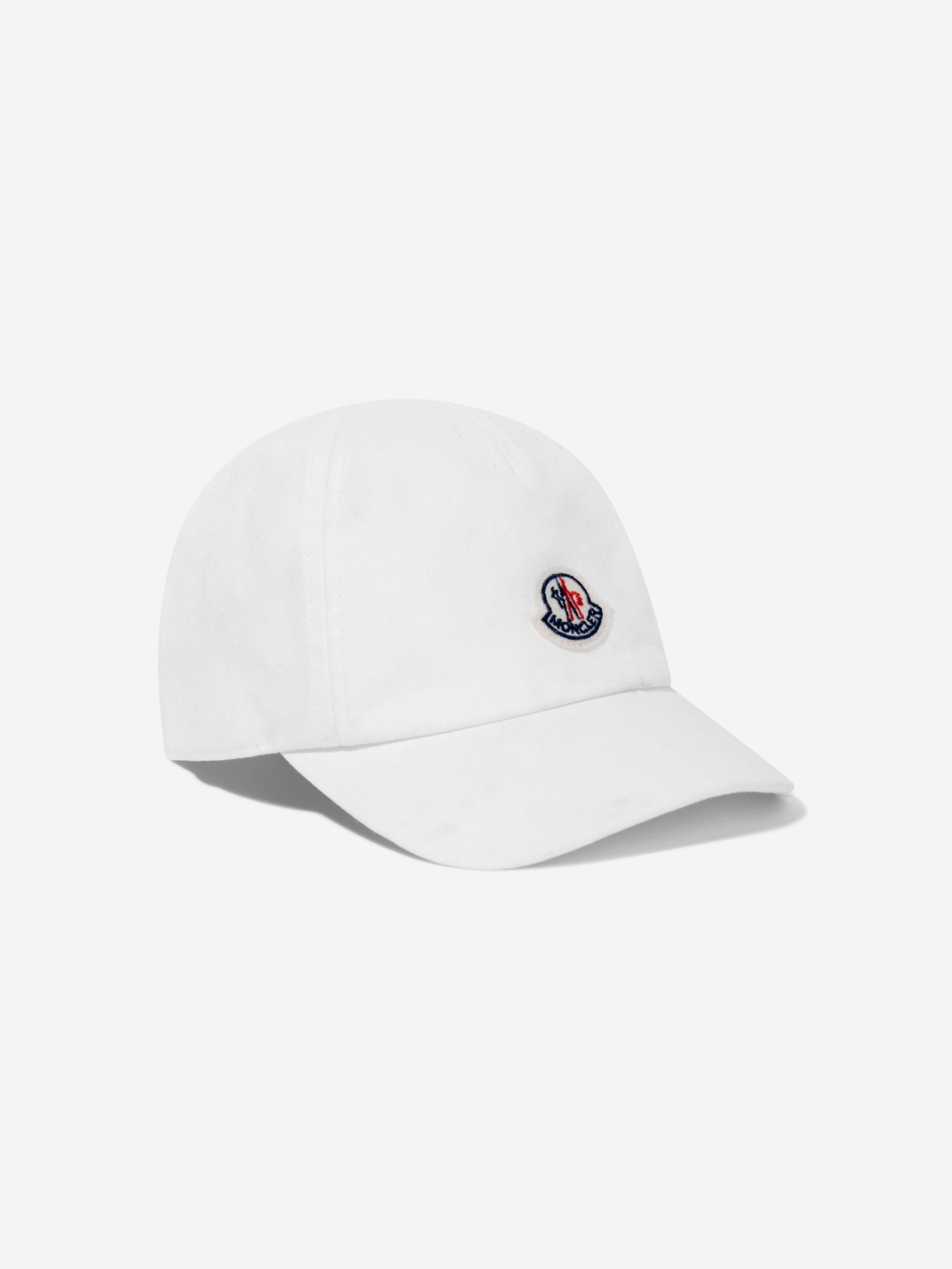 Baby Boys Logo Cap in White - Stylish Cotton Baseball Hat for Toddler Boys - Perfect for Outdoor Play, Sun Protection & Casual Outfits