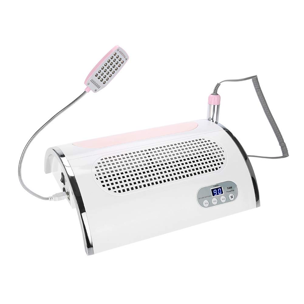 Valentine's Day Themed Women's Backpack with Built-in 3-in-1 Electric Nail Drill & Dust Suction System (Pink) - Perfect for School, Travel & Nail Salon Professionals