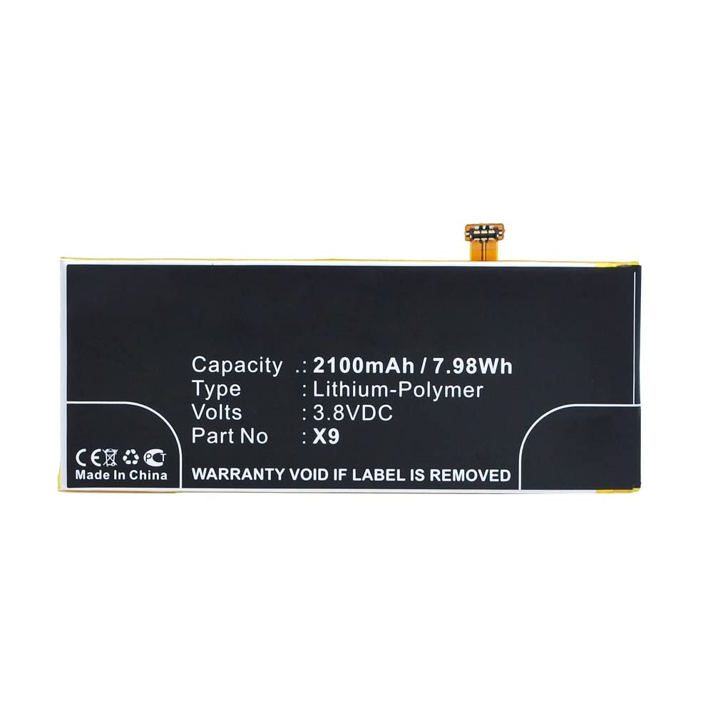 Synergy Digital Battery for Cubot X9 - 2100mAh Li-Pol | Long Lasting Power