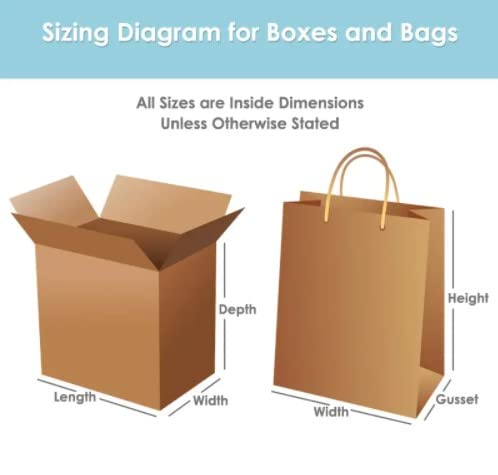 Light Blue Frosted Plastic Bags with Handles - Pack of 250 | 10