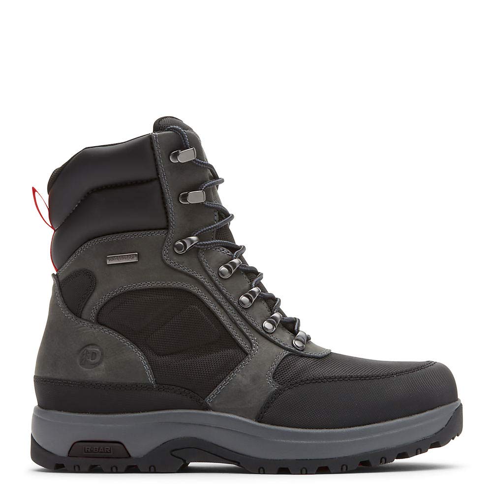 Dunham 8000 8-Inch Waterproof Work Boots for Men - Durable Safety Boots with Slip-Resistant Sole for Construction, Hiking & Outdoor Work