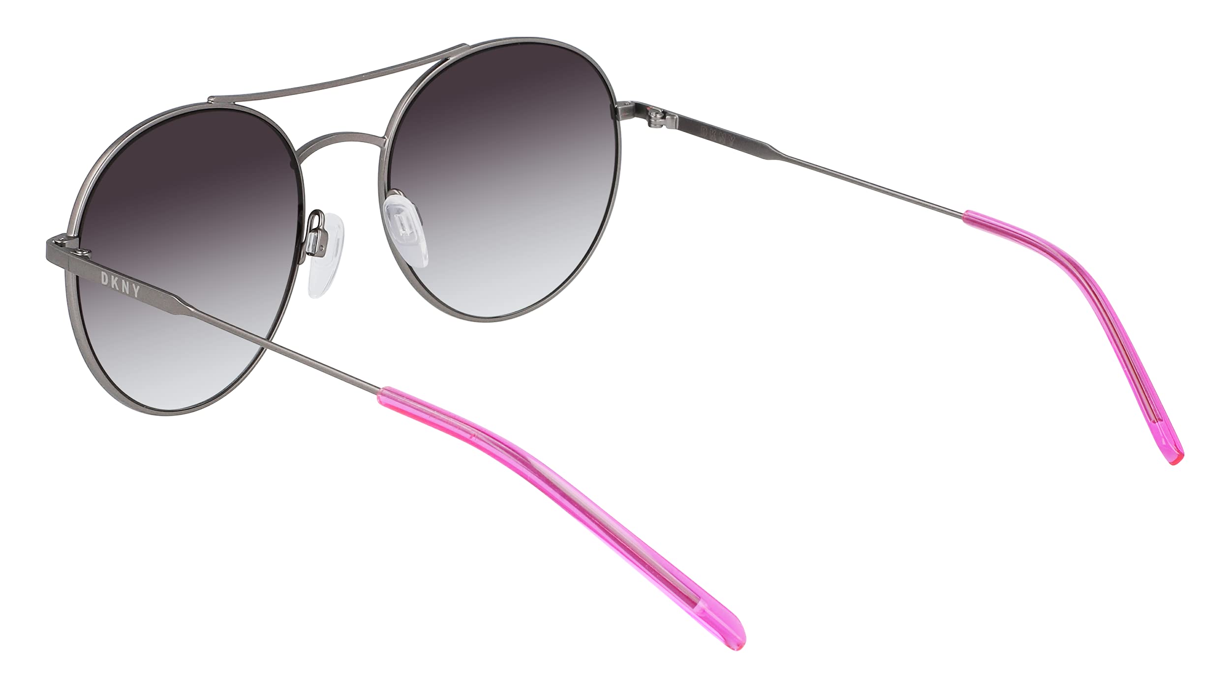 DKNY Women's Dk305s Round Sunglasses - Polarized UV Protection Fashion Sunglasses for Women, Trendy Round Frame Shades for Driving, Beach & Outdoor Activities