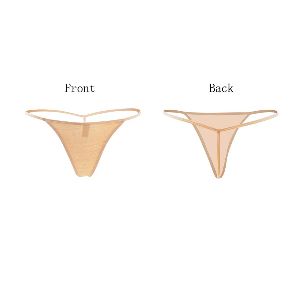 CloseSecret Cotton G-String Panties for Women - Soft, Lightweight & Breathable Thong Underwear - 3/5/7 Pack Multi-Color T-Back G-Strings - Perfect for Everyday Wear, Yoga & Sensual Occasions