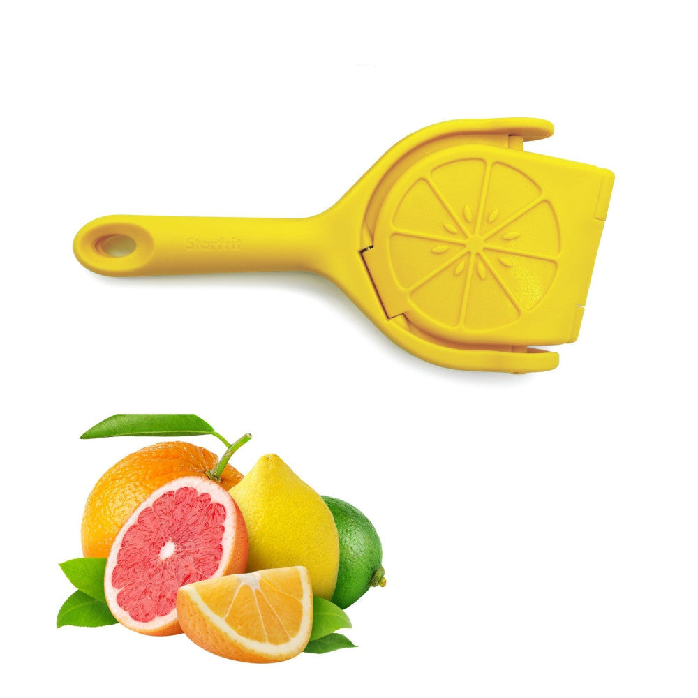 STARFRIT 92923 Flat Juicer - Citrus Press for Lemons, Limes & Oranges - Easy Squeezing for Fresh Juice at Home, Bars & Restaurants