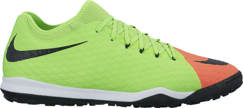 Nike HypervenomX Finale II TF Turf Soccer Shoes for Men - Electric Green/Black - Perfect for Artificial Grass & Indoor Football Games